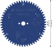 BoschEXPERT 木工圆锯片 184 毫米，用于木材切割。